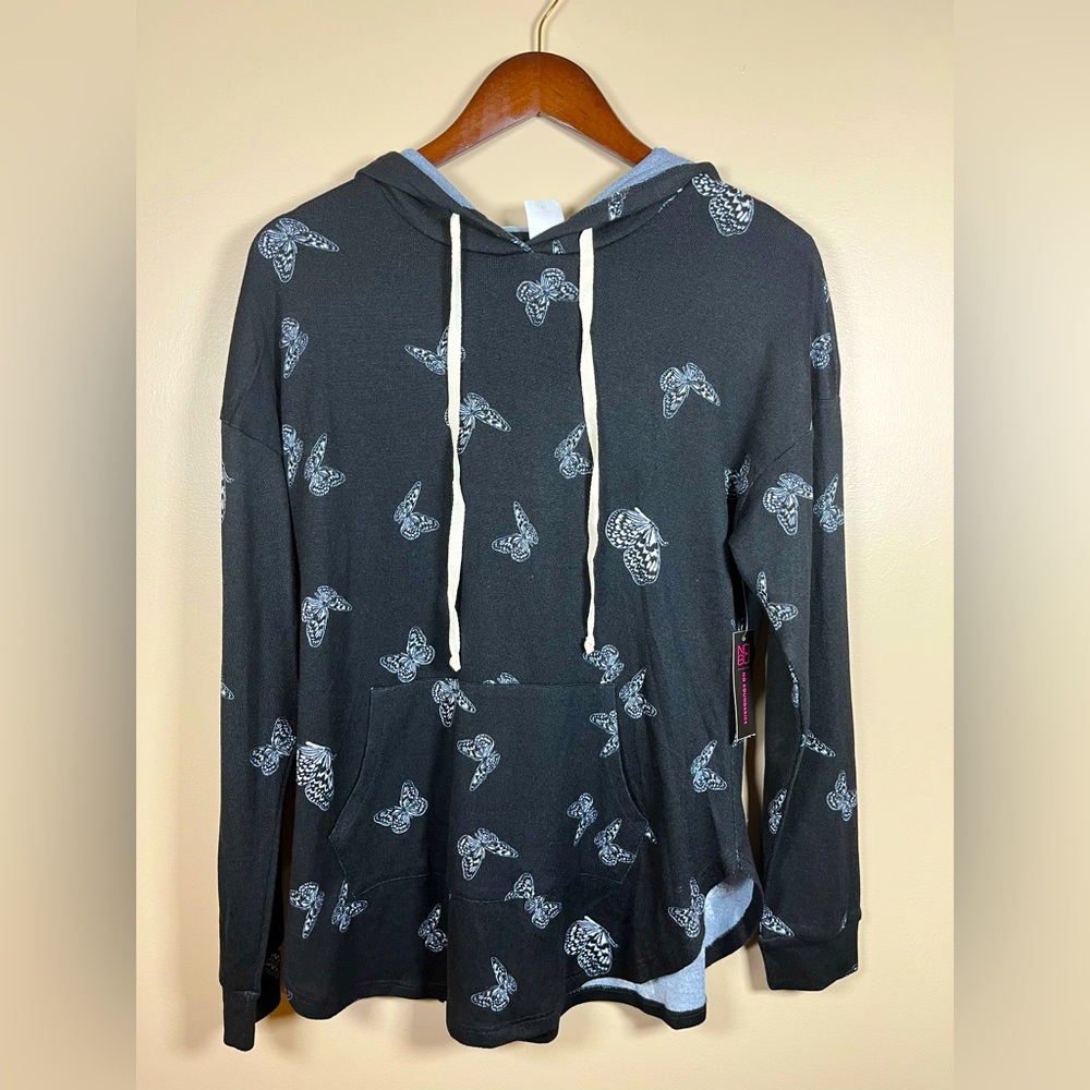 NWT Hooded, long sleeve top